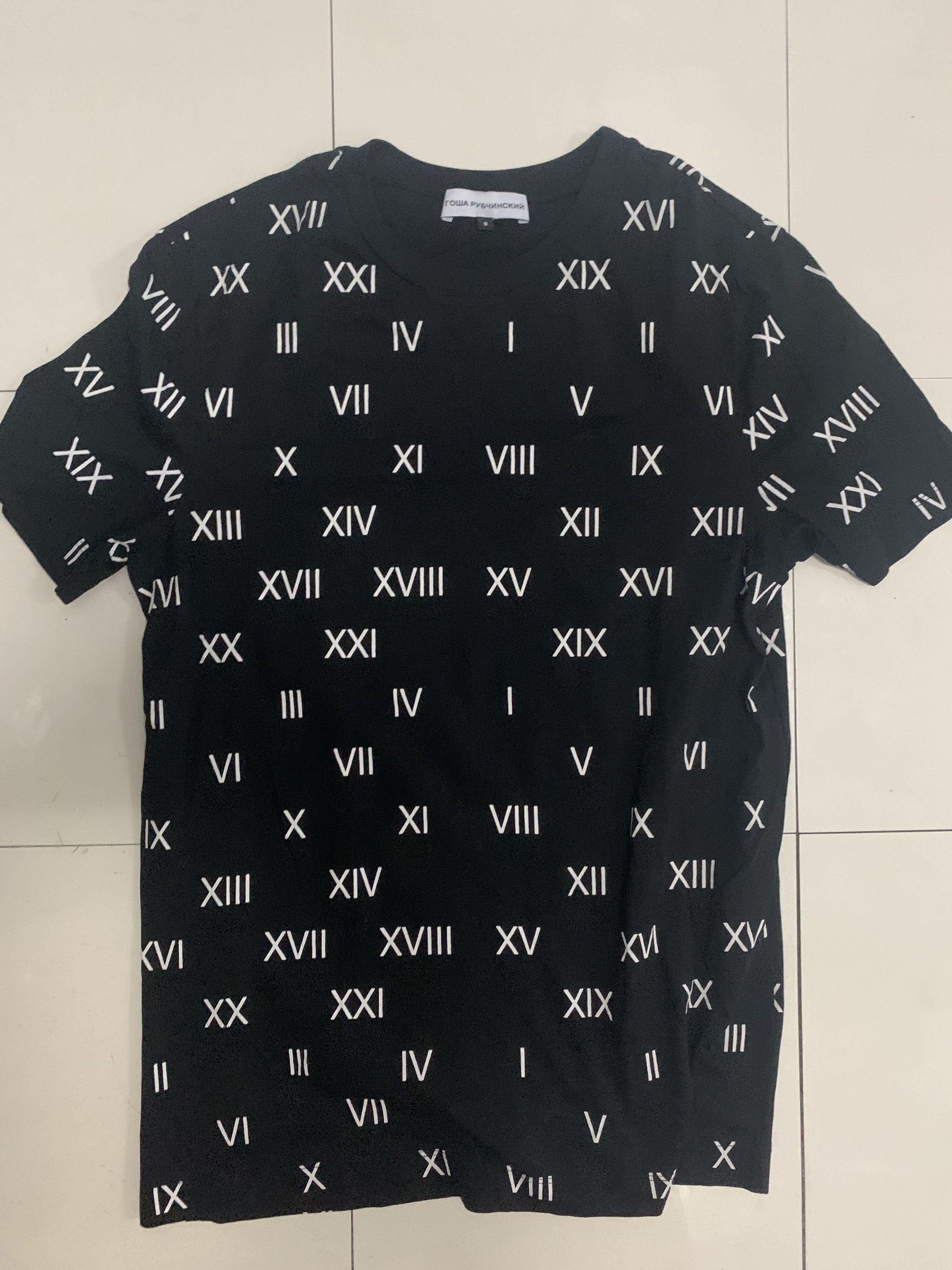 (Authentic) Gosha Rubchinskiy Numerals Tshirt (Category: Tshirts & Polo Shirts ) located in Manila. Submitted by mabuhaymiles (Listing ID 1105384813, Image 1). Description: Used once. Good as new condition. .