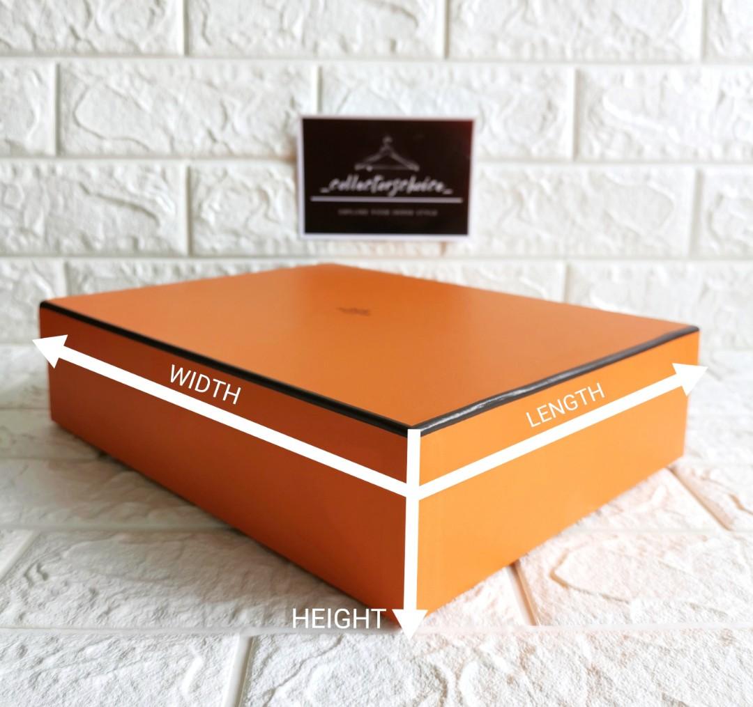 Authentic HERMES Box with 2021 Ribbon, Luxury, Bags & Wallets on Carousell