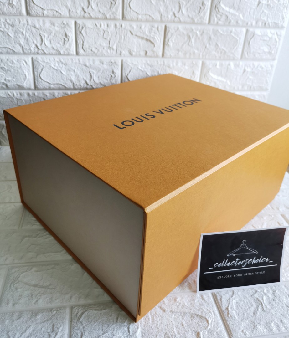 Authentic Louis Vuitton Big Foldable Box, Luxury, Bags & Wallets on  Carousell