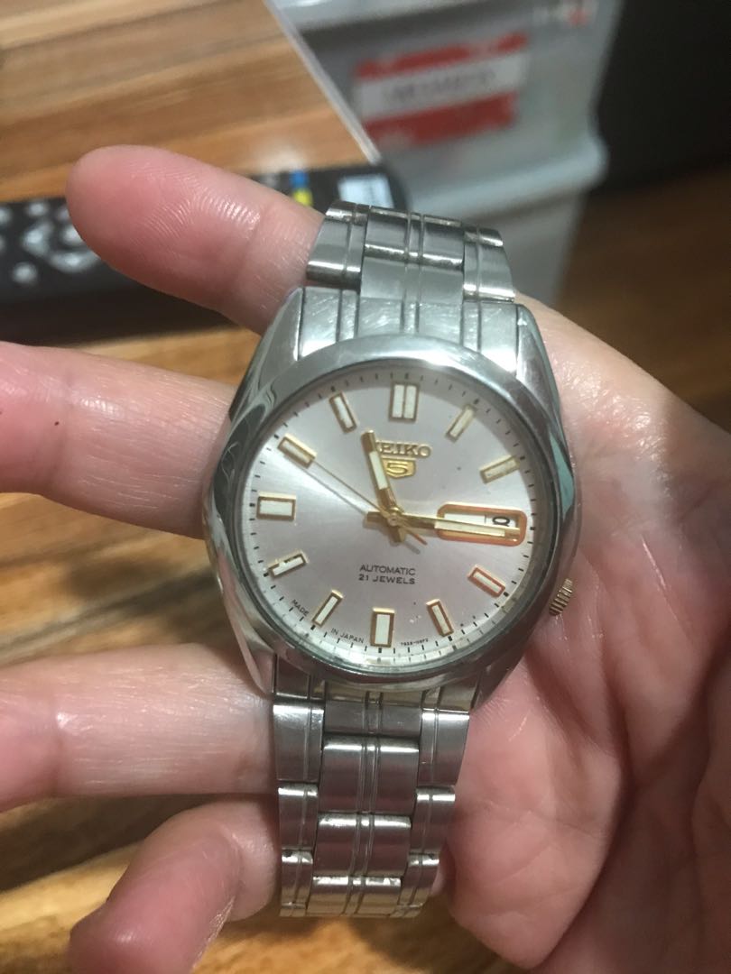 Authentic Seiko 5 Automatic Kinetic Watch 21 Jewels, Men's Fashion, Watches  & Accessories, Watches on Carousell