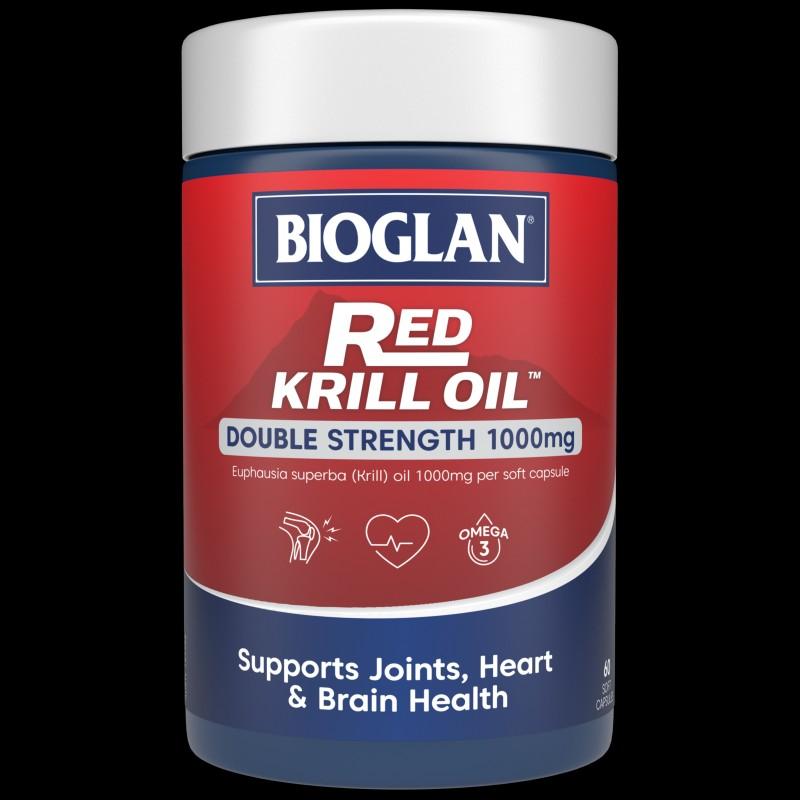 Bioglan red krill store oil 1000mg 60 capsules