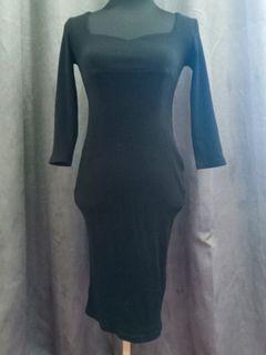 Black Bodycone Dress