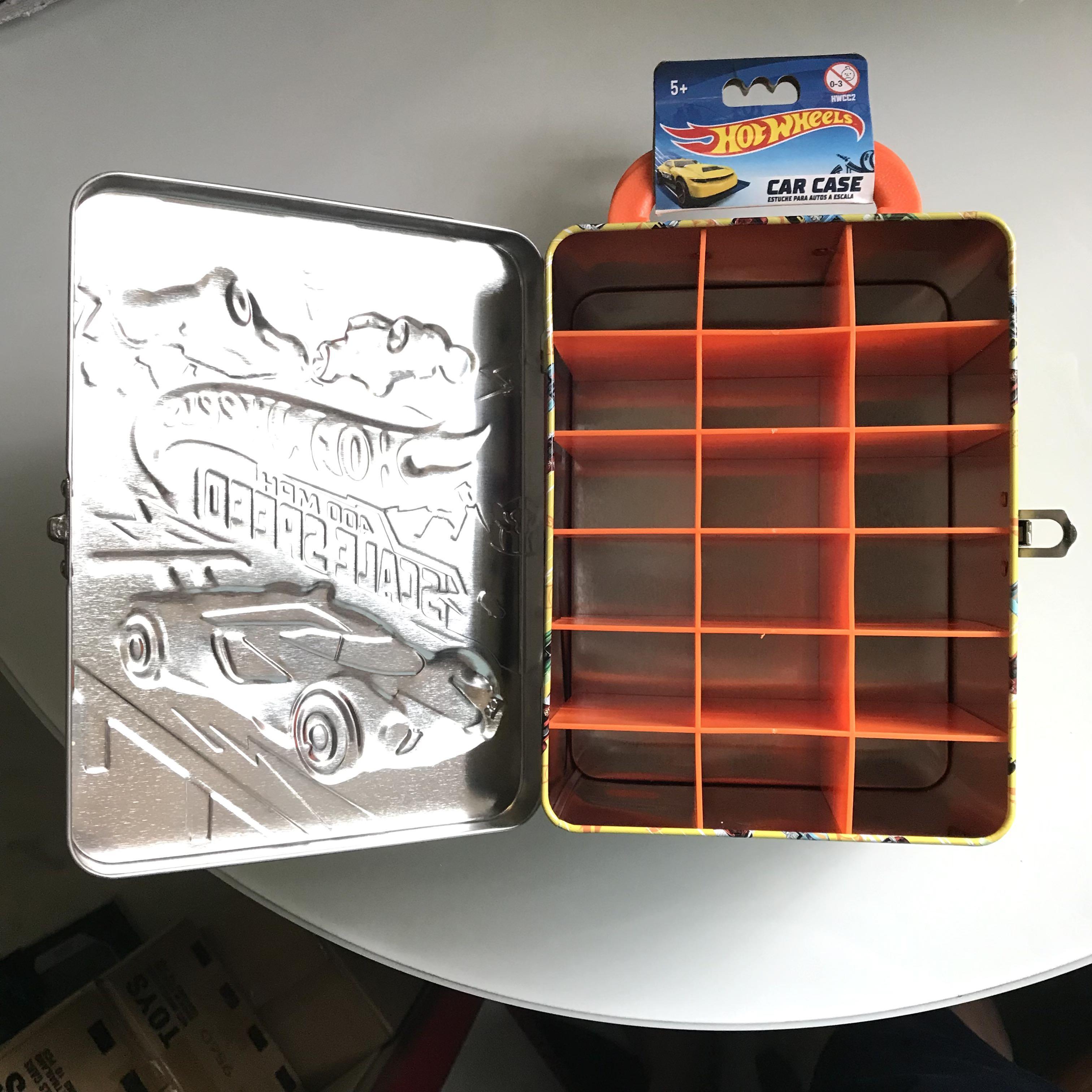Brand New Authentic Hot Wheels HWCC2 Metal Tin Storage Carry