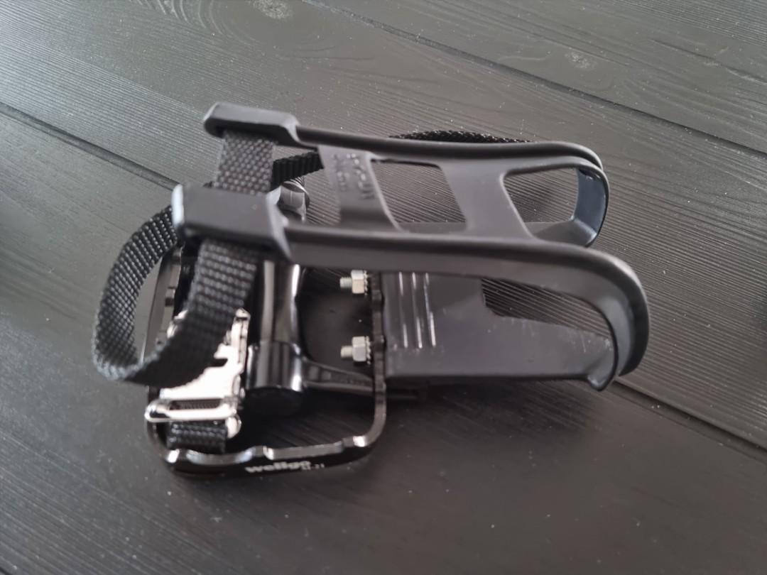 Wellgo pedals with toe clips store