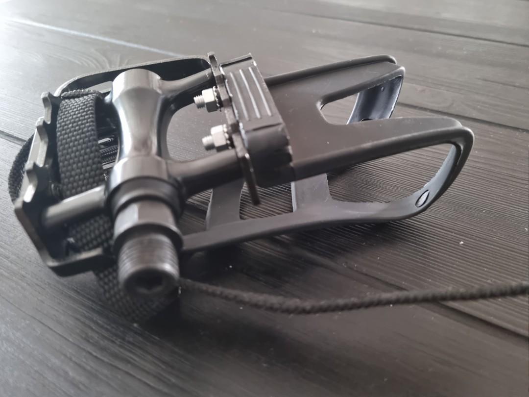 Wellgo pedals with toe sale clips