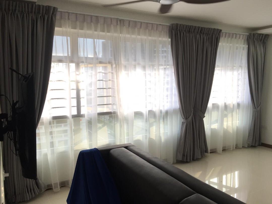 BTO & HDB Curtains, Furniture & Home Living, Home Decor, Curtains