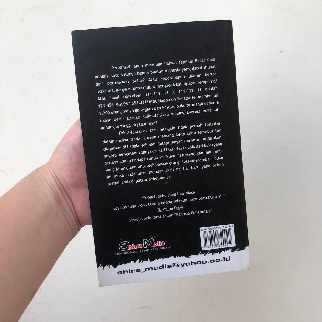 Buku Trivia Unik Tapi Fakta Aneh Tapi Nyata Karya Tegar Satria Buku And Alat Tulis Buku Di 6838