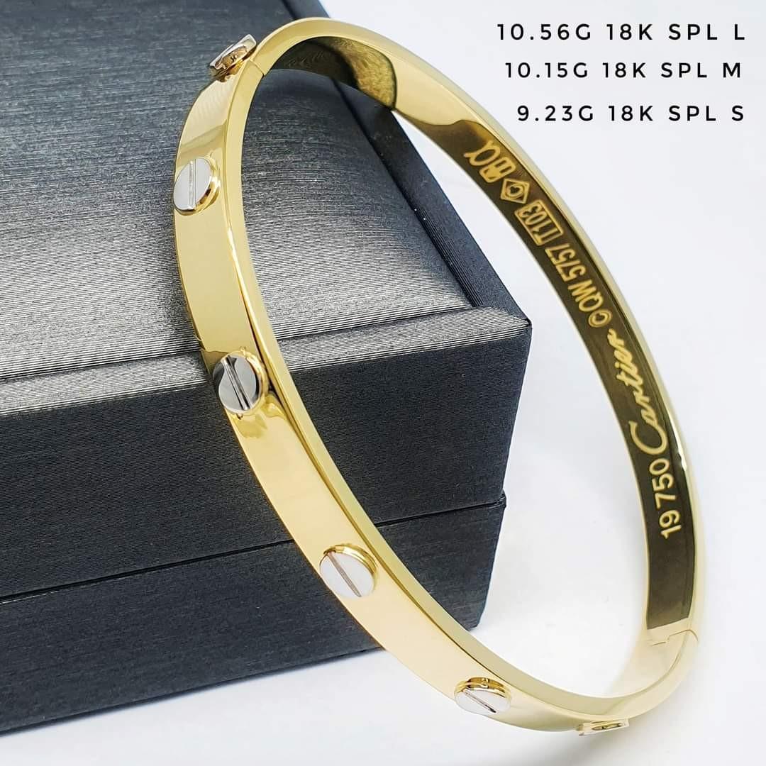 Cartier Bangle Screw / clip lock, Luxury, Accessories on Carousell