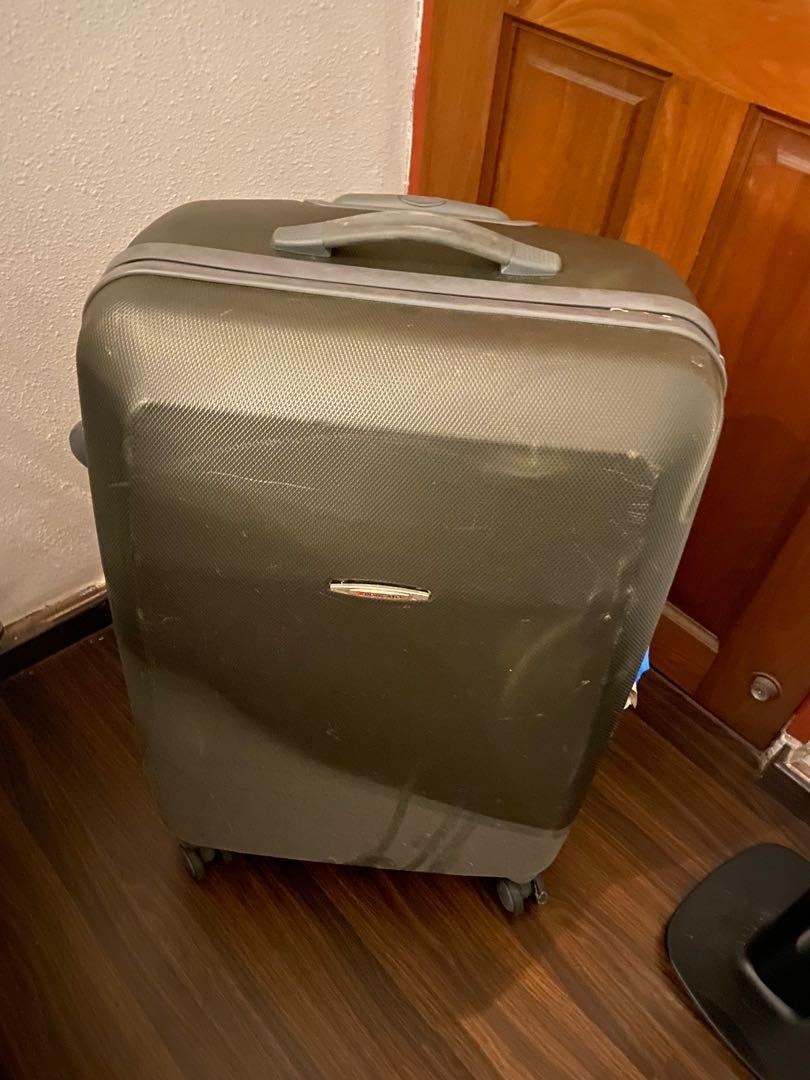 Cracked Luggage (Exterior), Hobbies & Toys, Travel, Luggage on Carousell