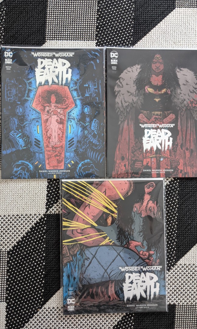 DC Comics) DC Black Label Wonder Woman DEAD EARTH #1-3 ...