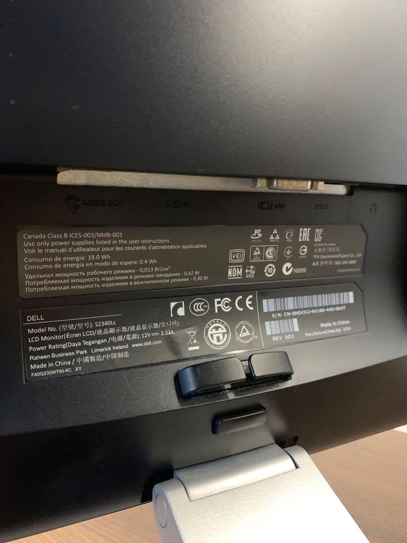 Dell S2340LC 23” inch Full HD 1920x1080 LED Monitor, Computers & Tech ...