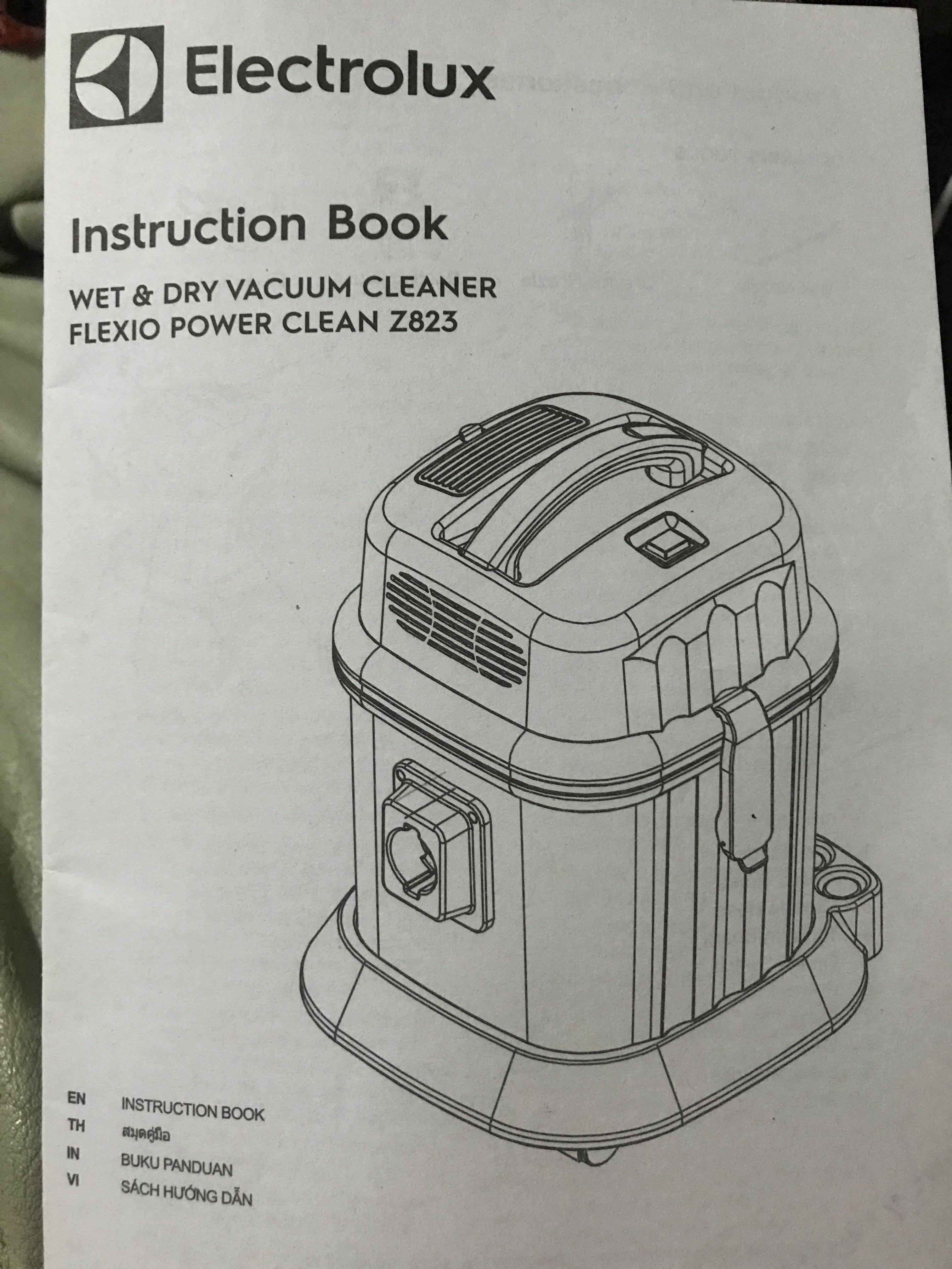 Electrolux Flexio Power Clean Wet & Dry, TV & Home Appliances, Vacuum Cleaner & Housekeeping on