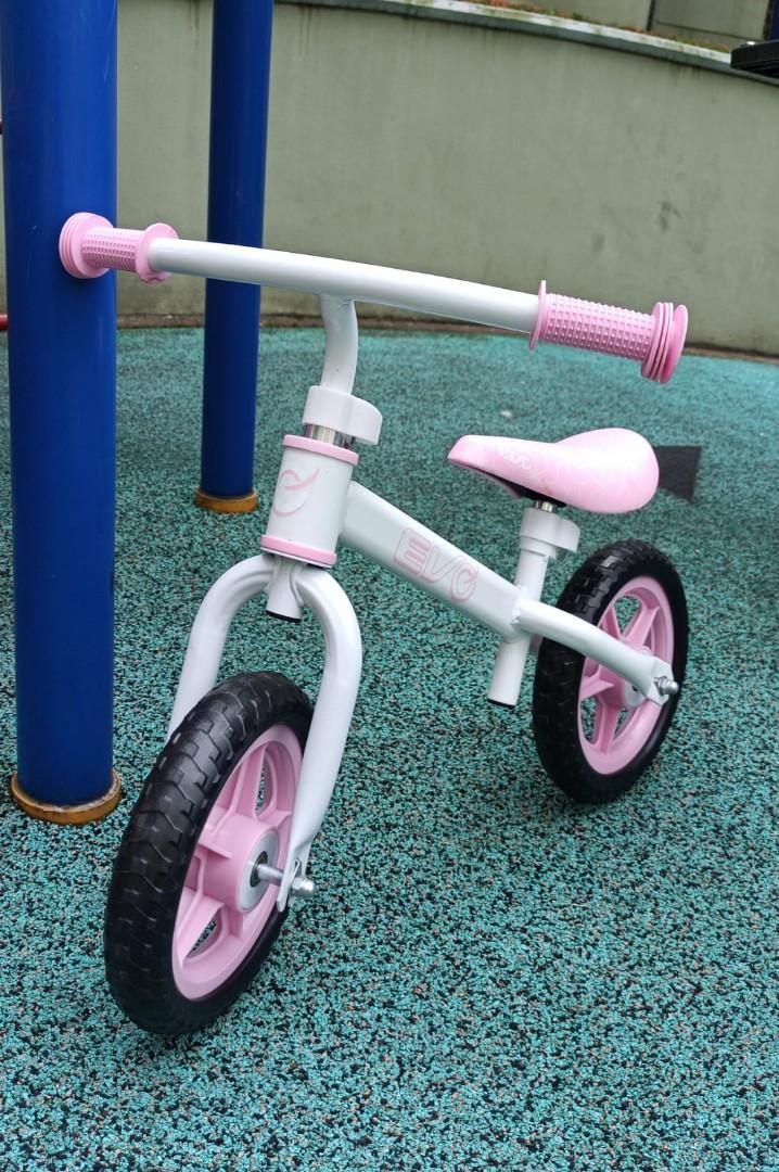 Evo Balance Bike Pastel Pink, Hobbies & Toys, Toys & Games on Carousell