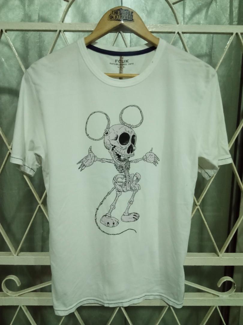Mickey mouse skull t shirt online