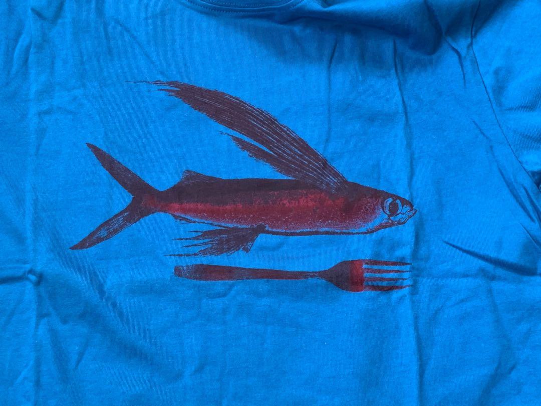 Patagonia t shirt flying fish on sale
