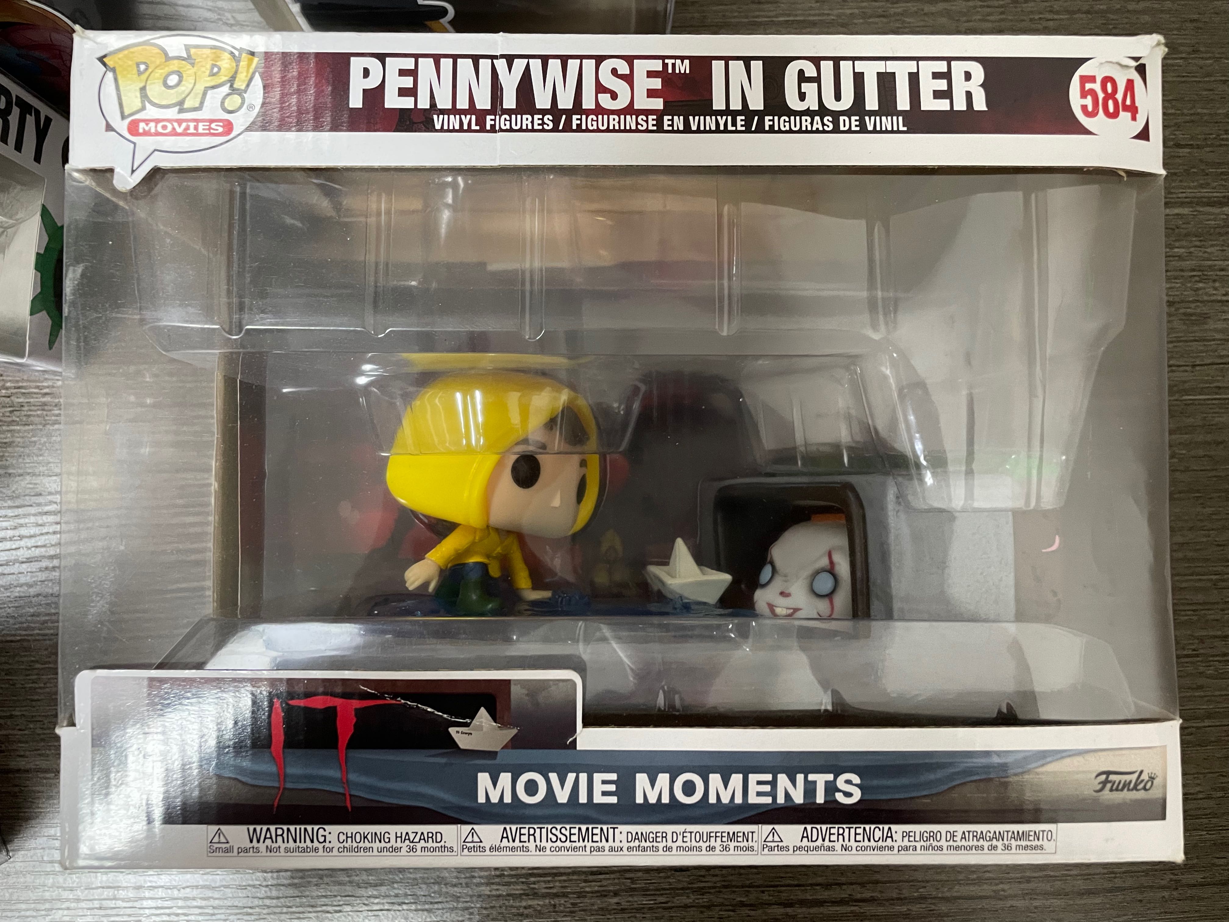 FunKo It (2017) Pennywise in Gutter Movie Moments Pop! Vinyl