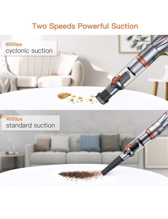 FYLINA Handheld Vacuum Cordless, Wet Dry Vacuum Cleaner, 2 modes