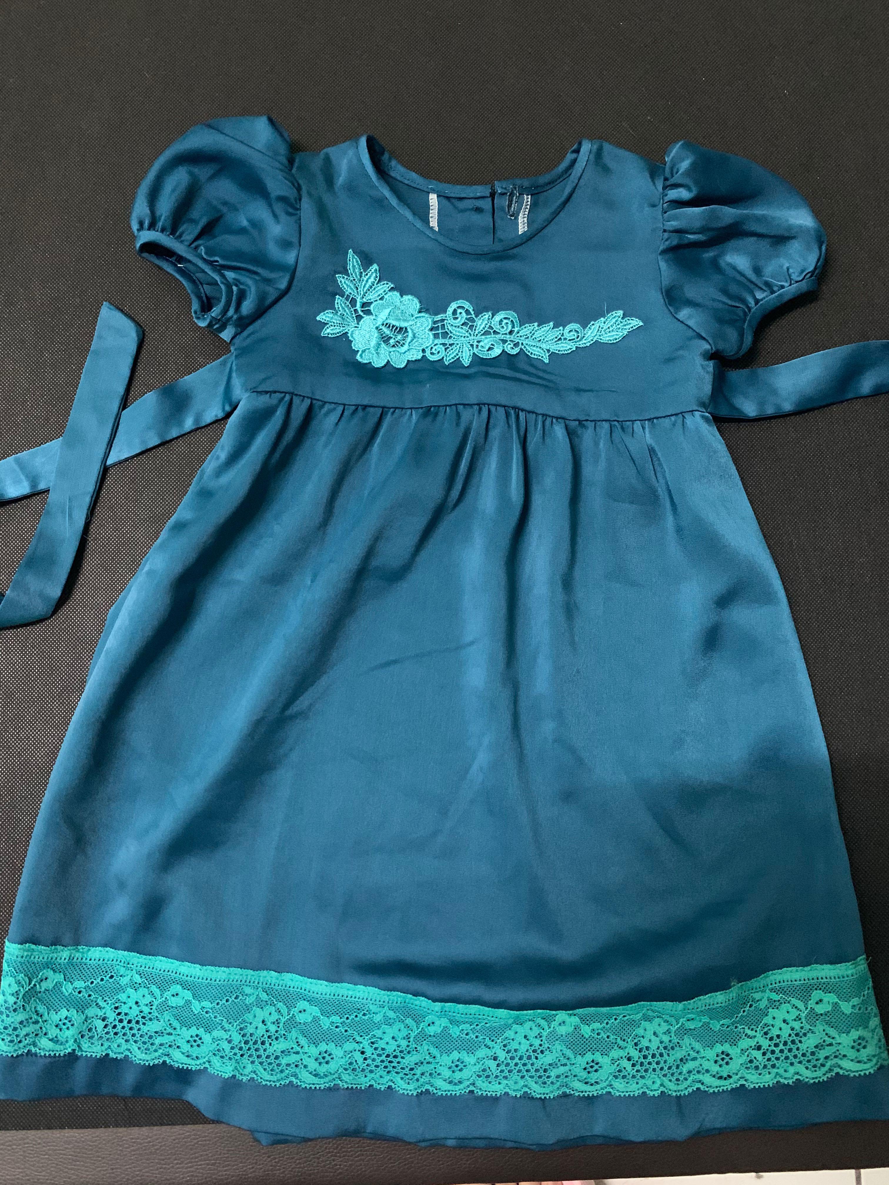 Girl Dress Baju Raya Kanak2 Perempuan 1 Tahun Babies Kids Babies Kids Fashion on Carousell