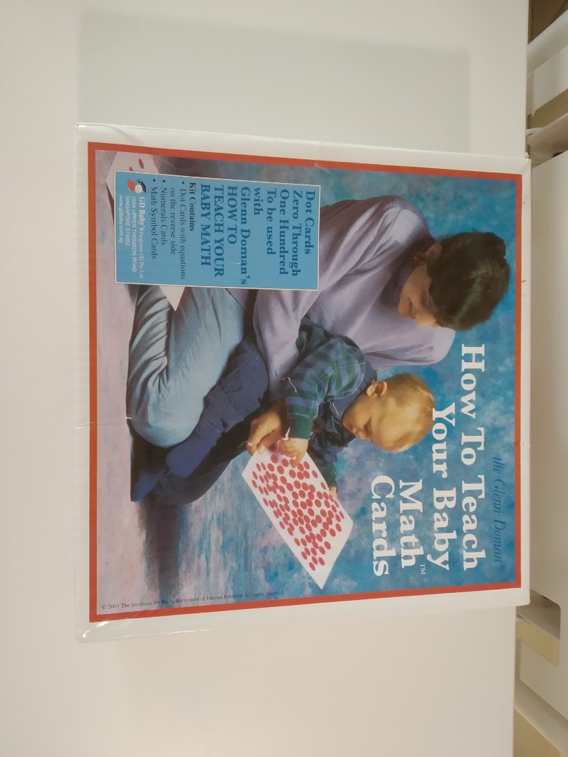Glenn Doman How To Teach Your Baby Math Cards Babies Kids Others On Carousell