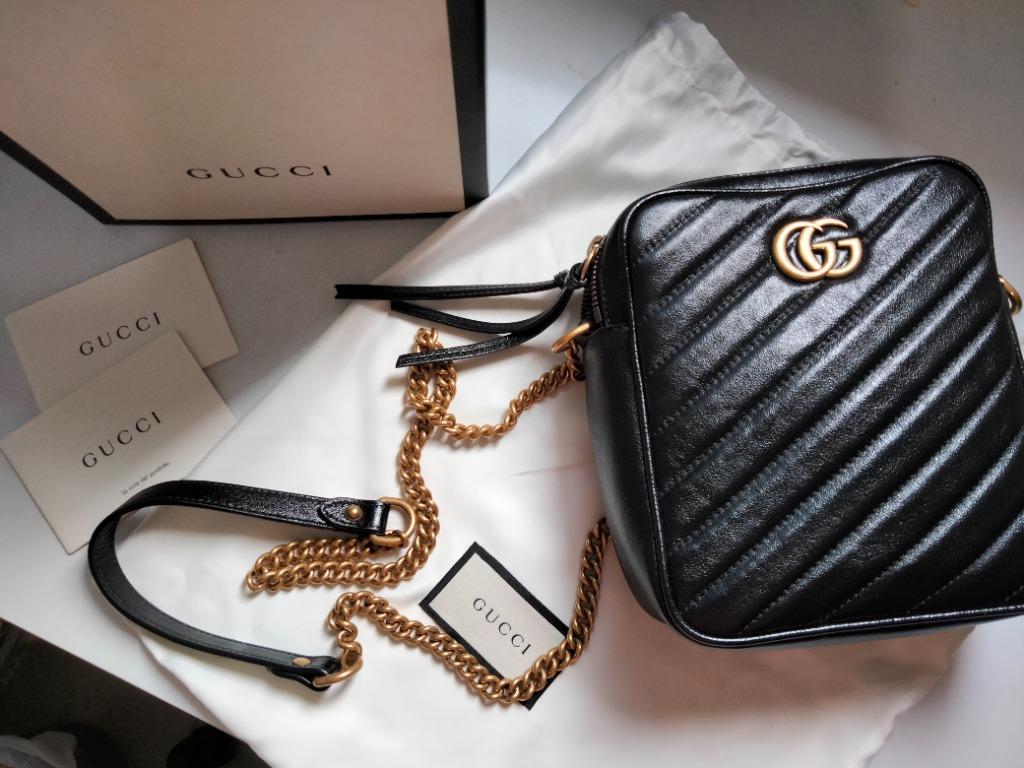 Gucci Marmont Tall Chevron shoulder crossbody bag