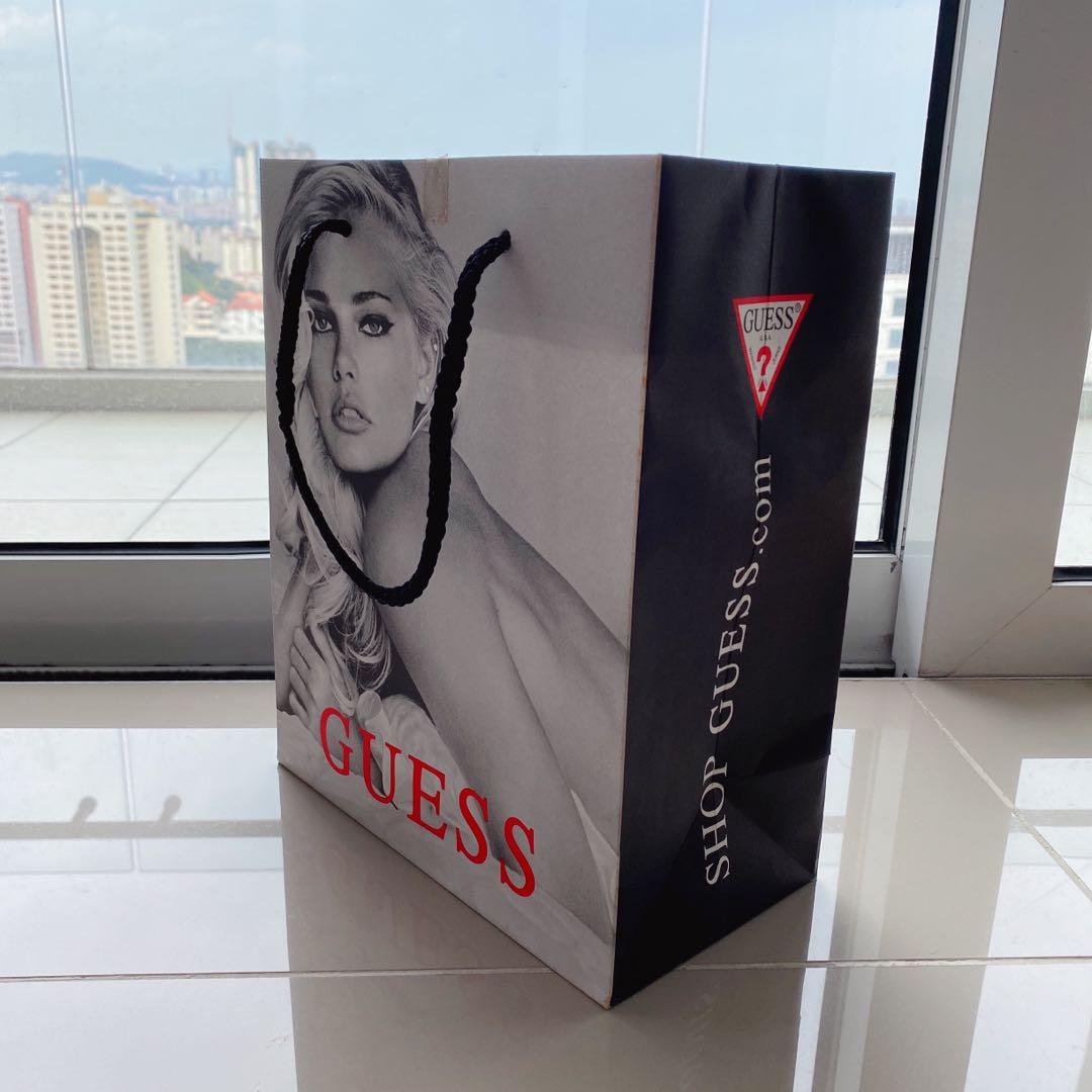 Guess paper discount bag for sale