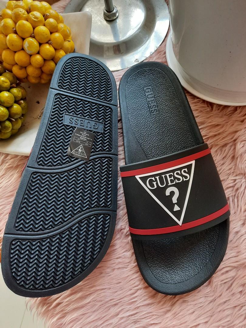 Guess mens slides top