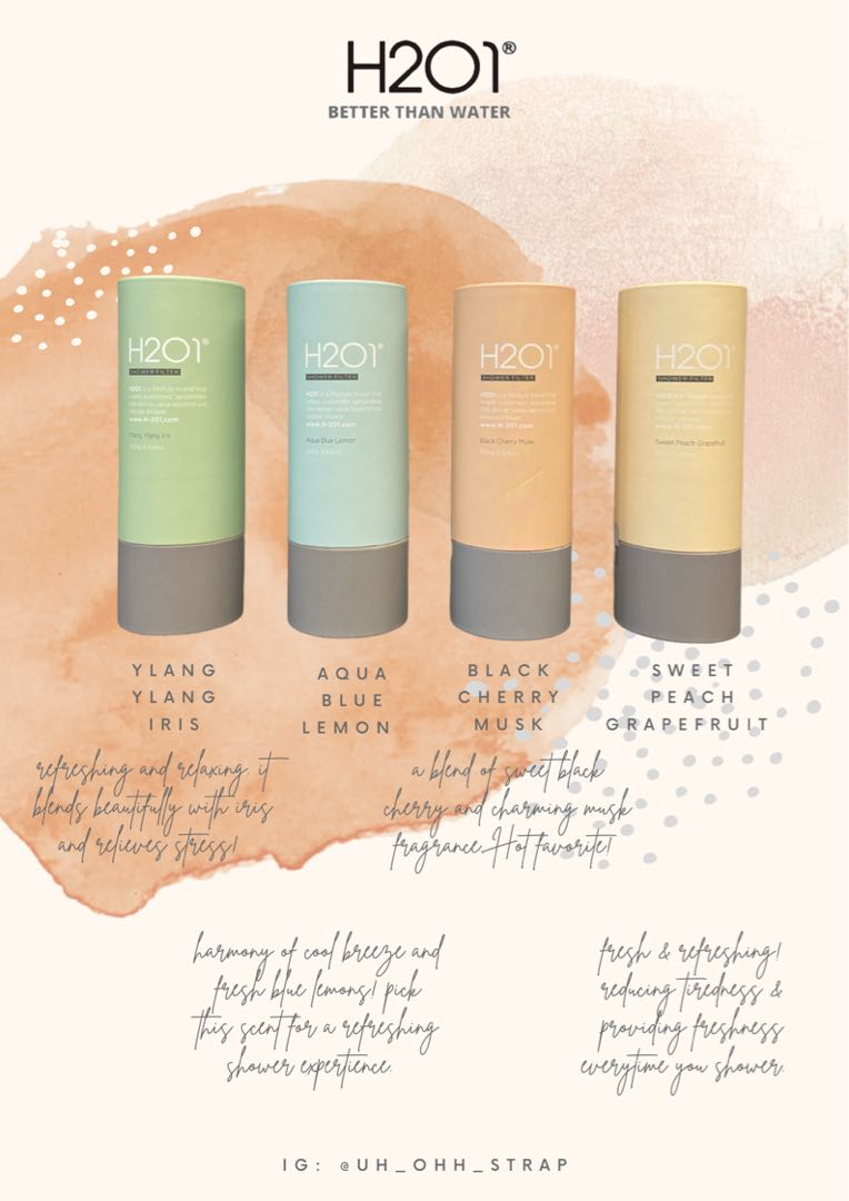 H201 Korea’s No 1 Premium Shower Filter, Beauty & Personal Care, Bath