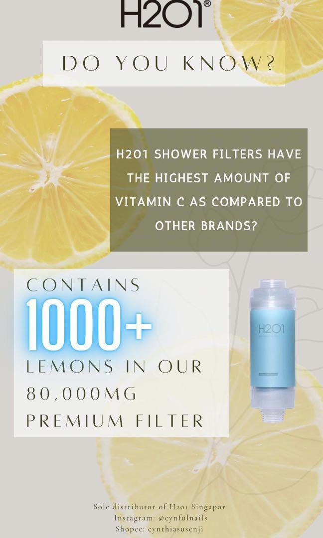 H201 Korea’s No 1 Premium Shower Filter, Beauty & Personal Care, Bath