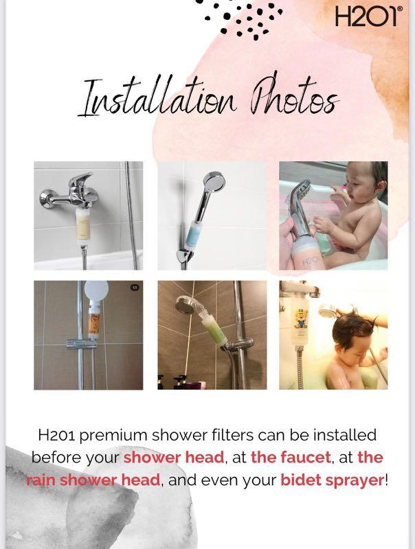 H201 Korea’s No 1 Premium Shower Filter, Beauty & Personal Care, Bath