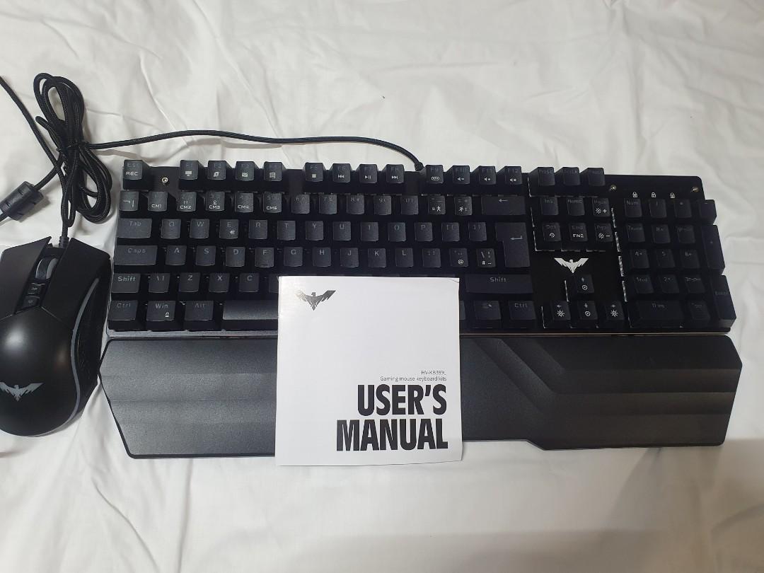 Havit Wired RGB Mechanical Gaming Keyboard & Mouse Combo HVKB389L