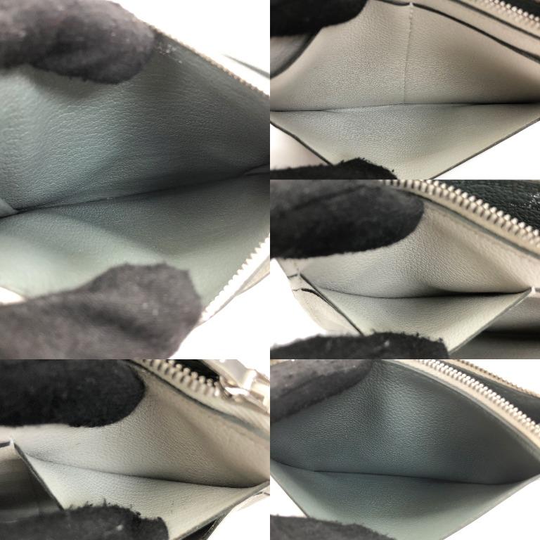 HERMES CITY ZIPPE WALLET / EVERCOLOR / Y STAMP COIN PURSE 217014032