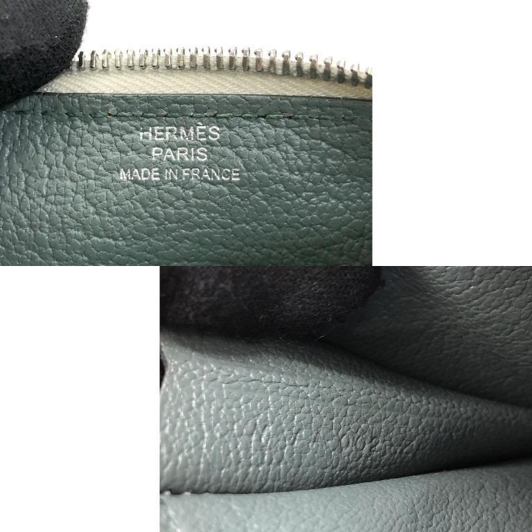 HERMES CITY ZIPPE WALLET / EVERCOLOR / Y STAMP COIN PURSE 217014032