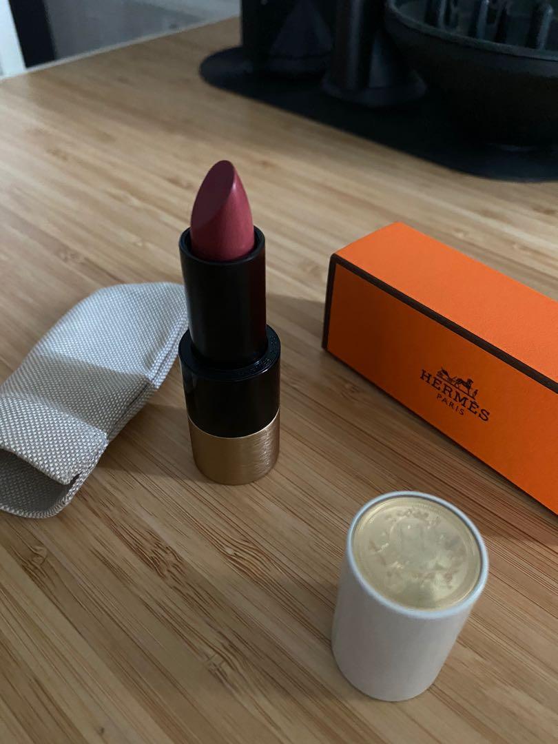 HERMES Rouge Hermes - Satin lipstick in 21 Rose Spice