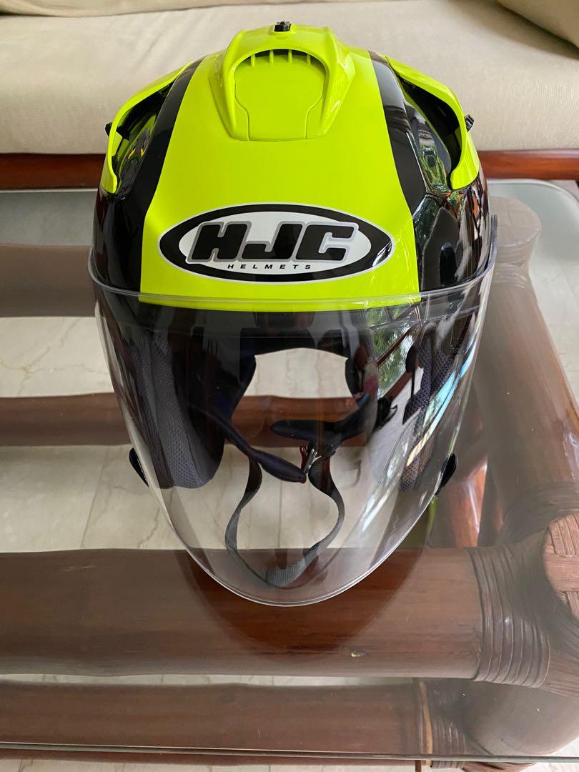 HJC half face helmet, Motorcycles, Motorcycle Accessories on Carousell