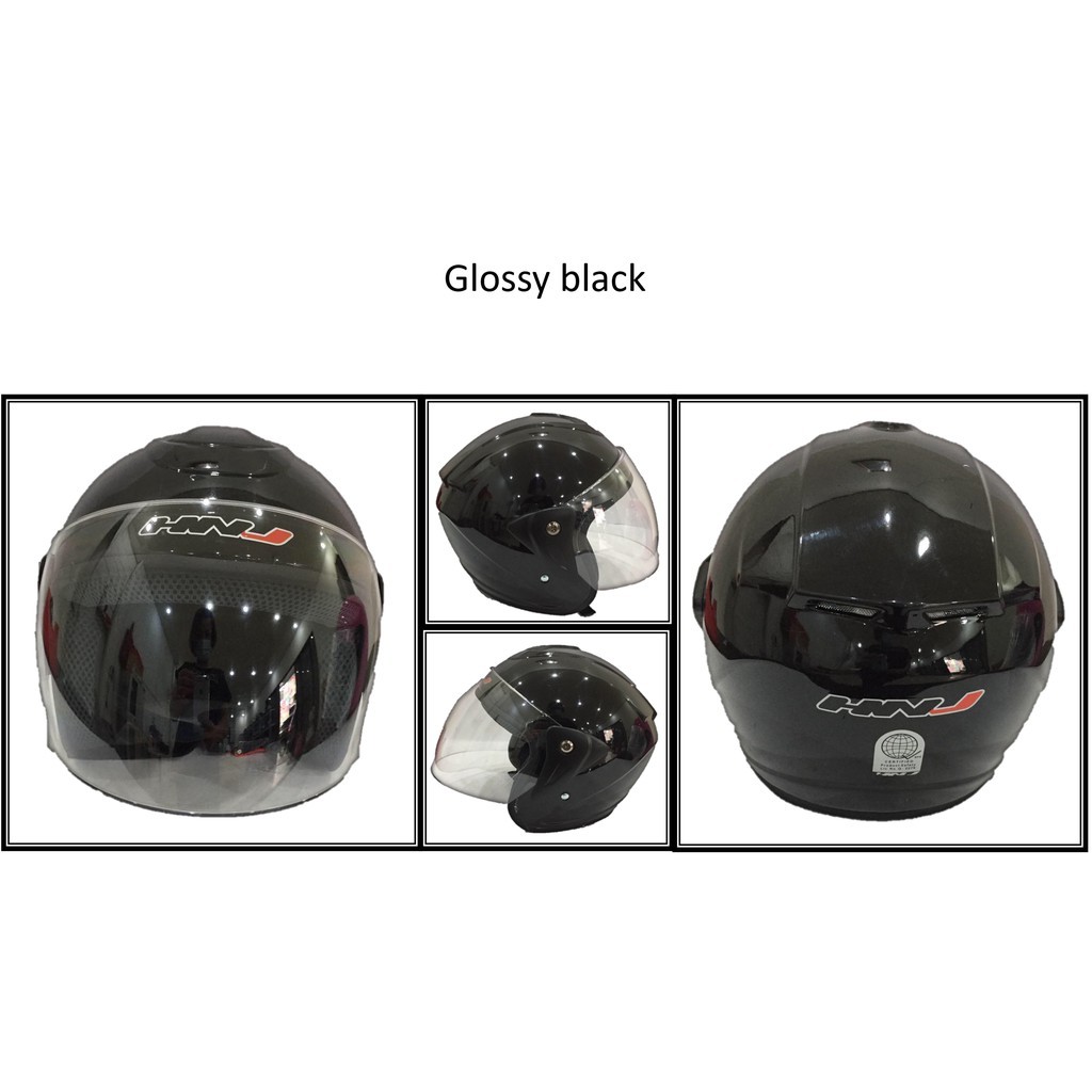 HNJ A4-002 Half Face Motorcycle Helmet 