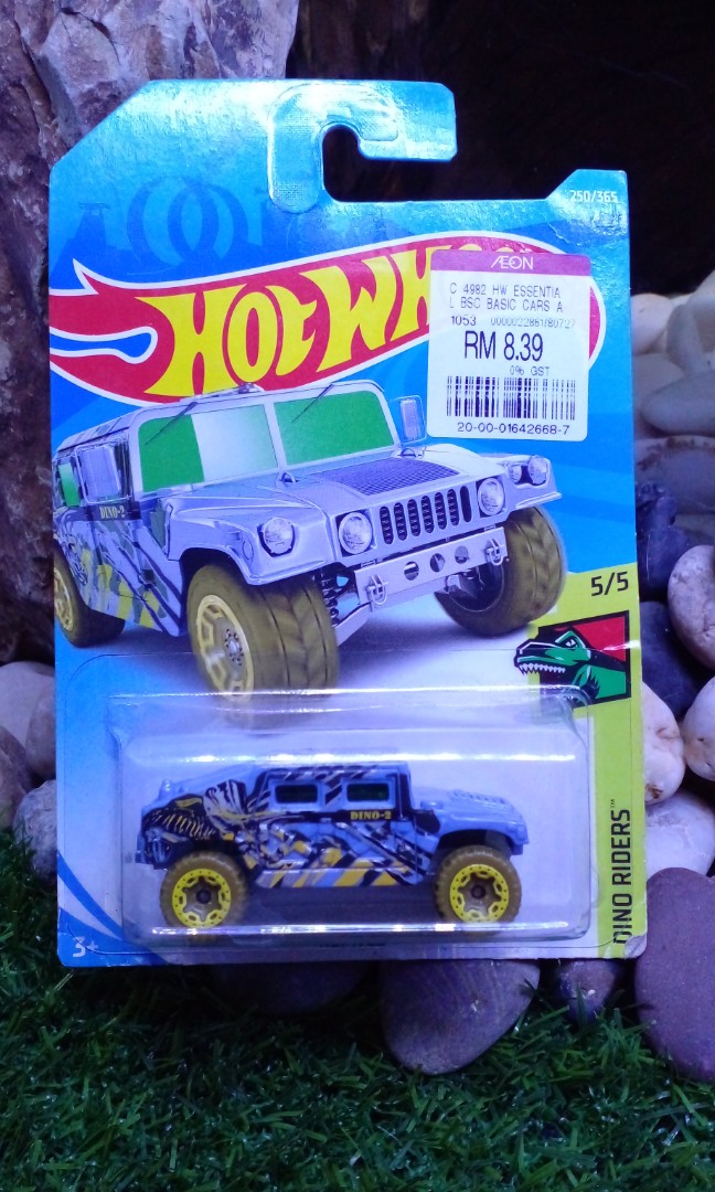 Hot wheels dino riders humvee top