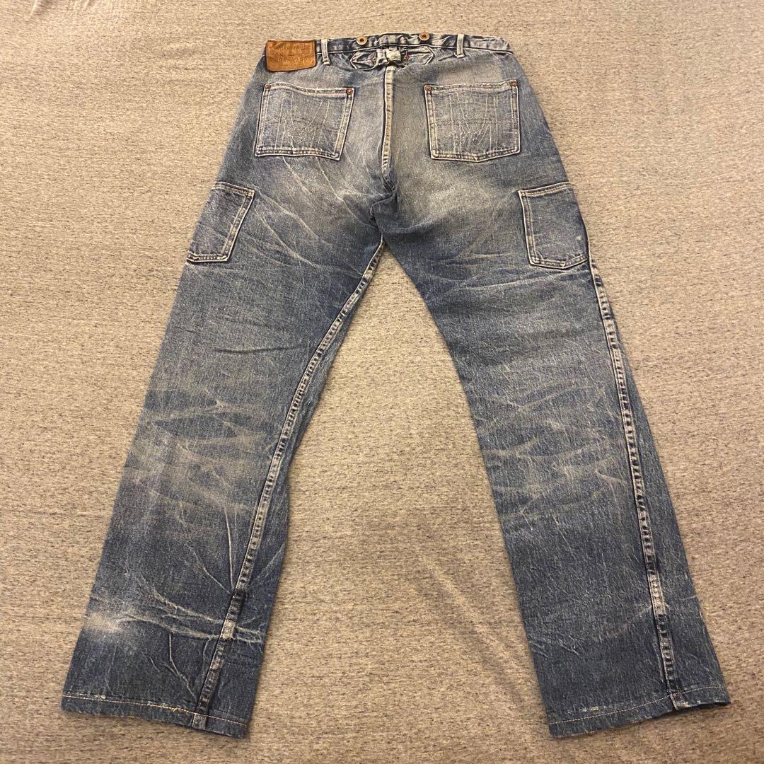 HUMAN MADE STRMCWSY VINTAGE DENIM JEANS BUCKLE KAWS 40s 50s 60s