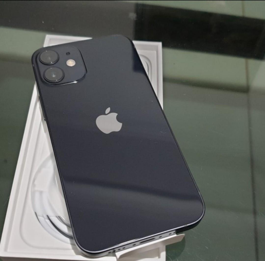Ip 12 Mini Black 64gn Telepon Seluler Tablet Iphone Iphone 12 Series Di Carousell