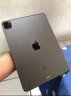 IPAD PRO 11  128GB WIFI GREY 2020 ( MASIH ADA GARANSI , MULUS , LENGKAP )