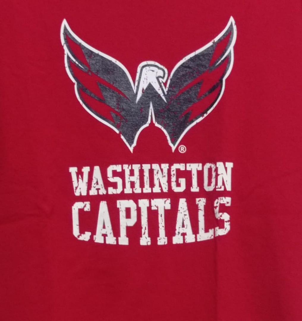 Kaos Washington Capital Tag Hanes x CustomInk Fesyen Pria Pakaian Atasan di Carousell
