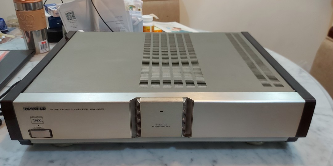 Kenwood kmx1000 power amplifier 130watts per channel 8ohms bridgeable