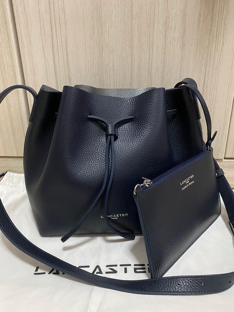 Lancaster Bucket Bag (Navy and Silver), Women's Fashion, Bags & Wallets