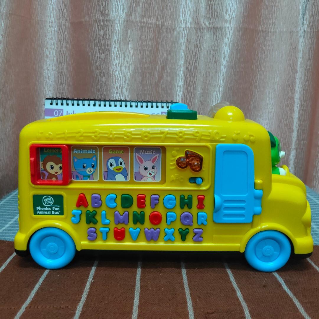 Leap Frog Phonics Fun Animal School Bus Leap Frog ABC Alphabet School
