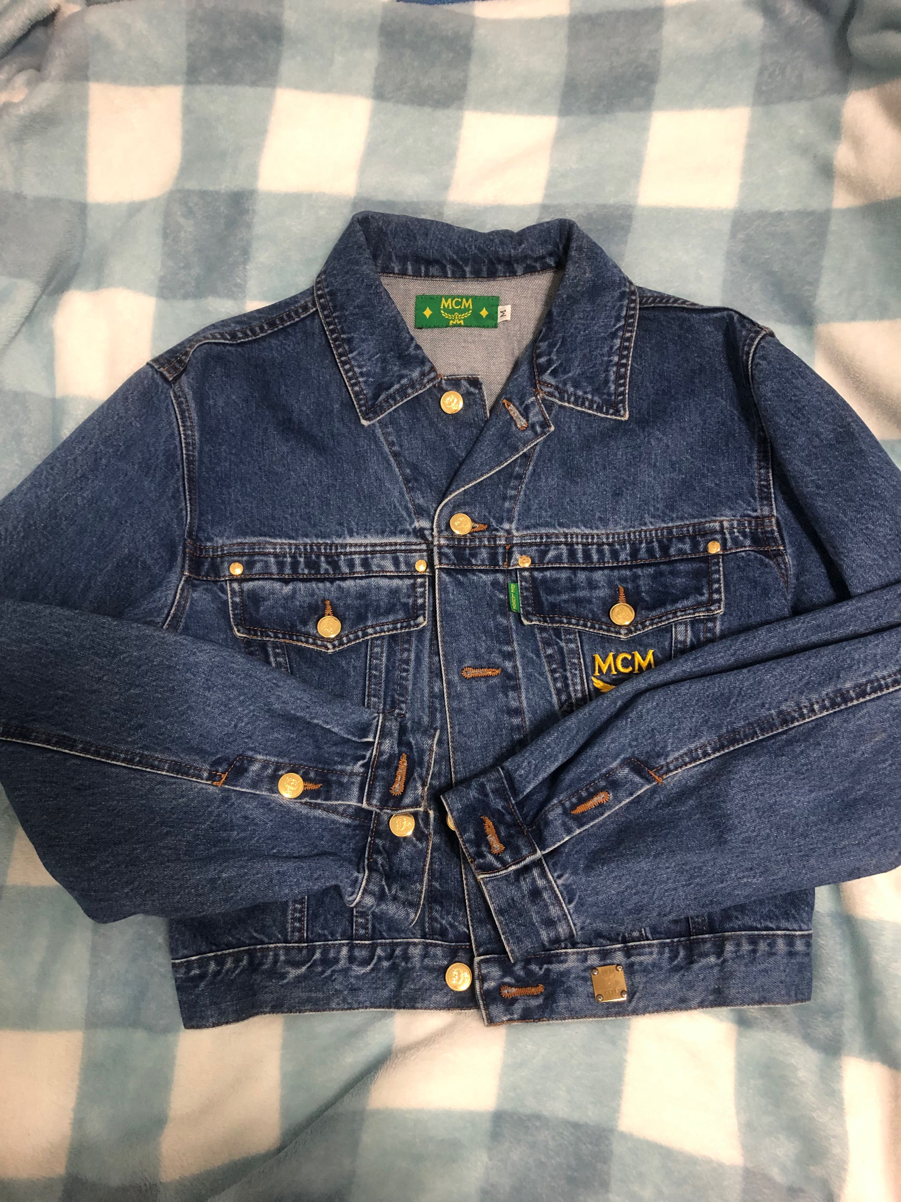 Mcm jean jacket sales