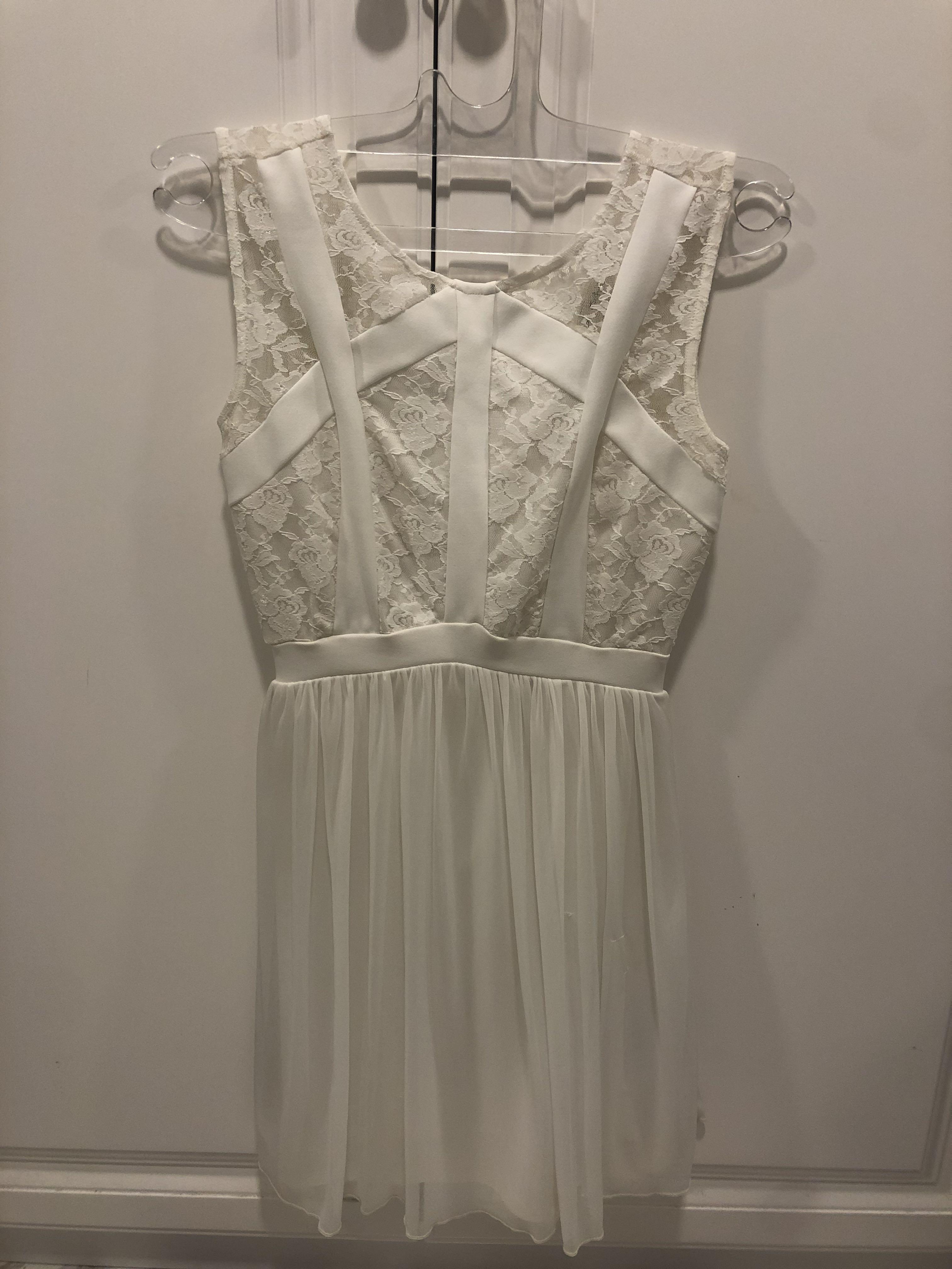 Miss selfridge white lace dress sales