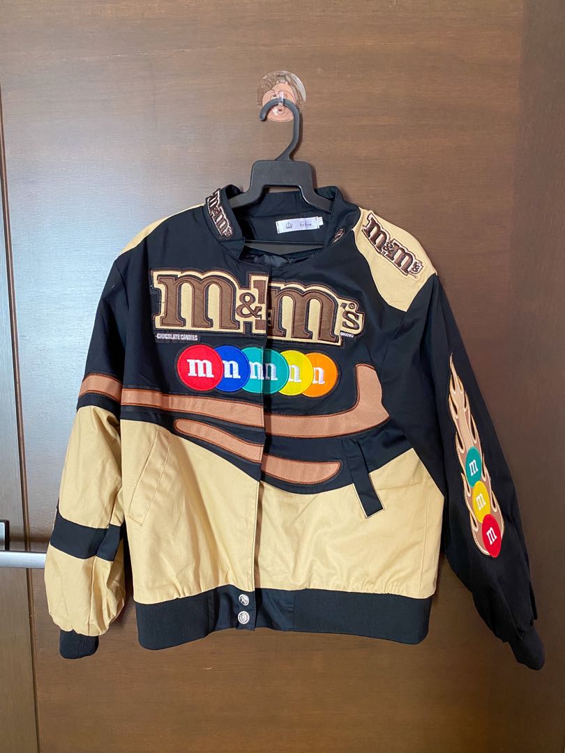 M\u0026M Patches Windbreaker Jacket, Women's 