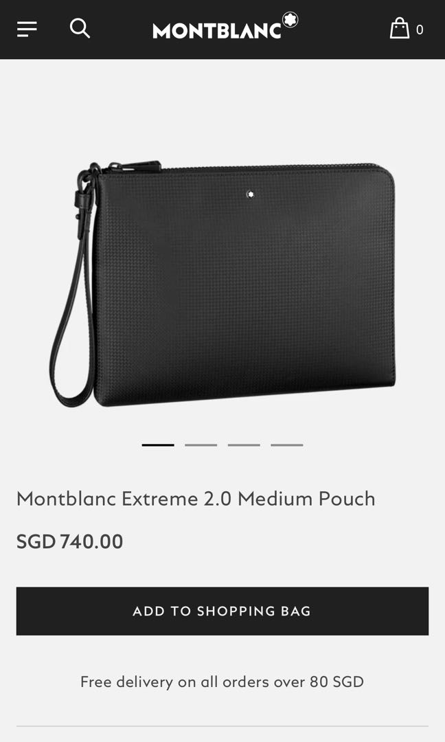mont blanc pouch bag
