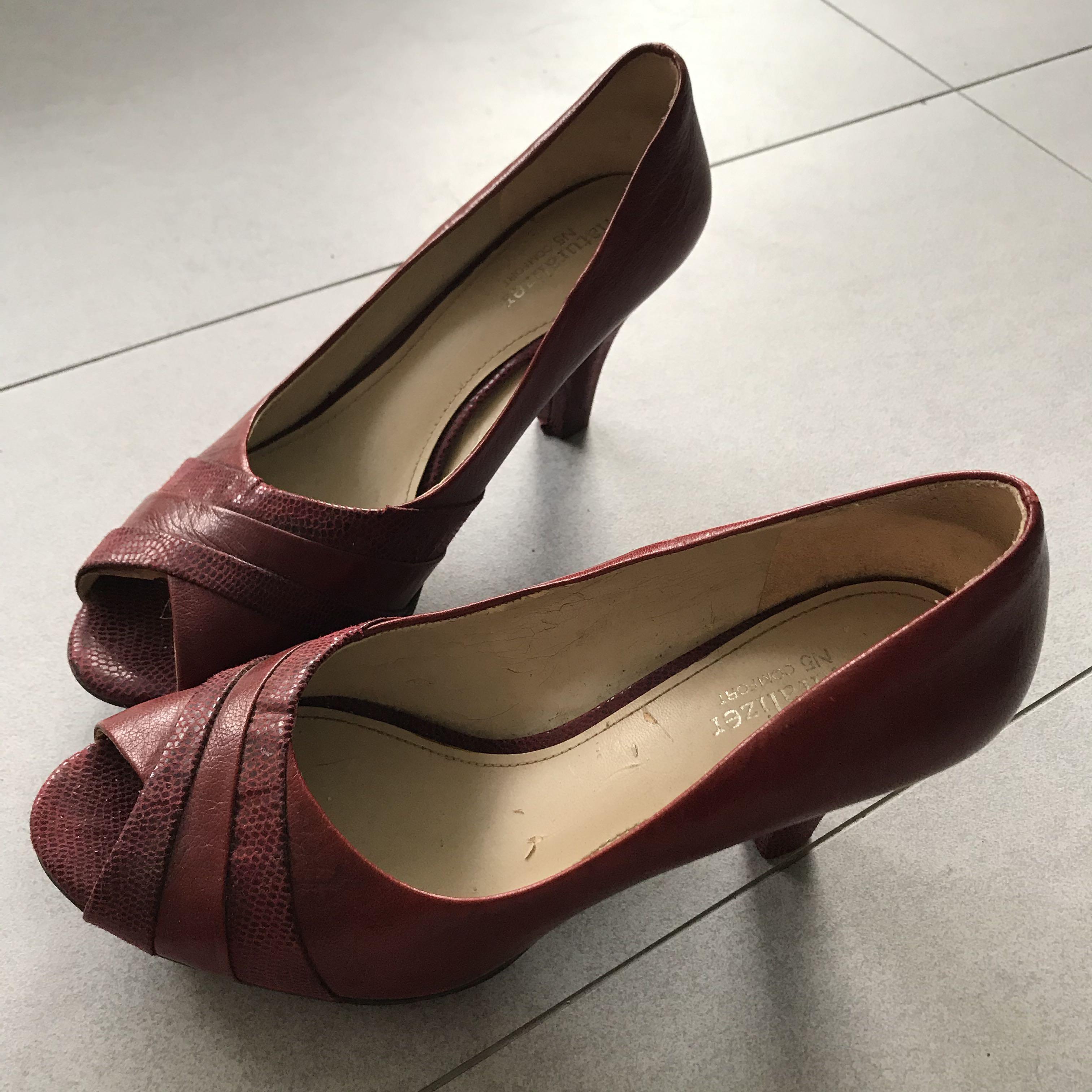 Red naturalizer shoes clearance