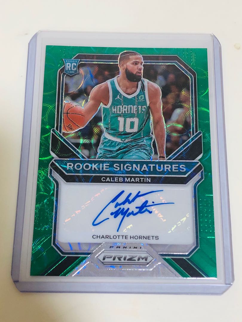 NBA Card❗️Caleb Martin RC Auto /8 Green Choice Panini