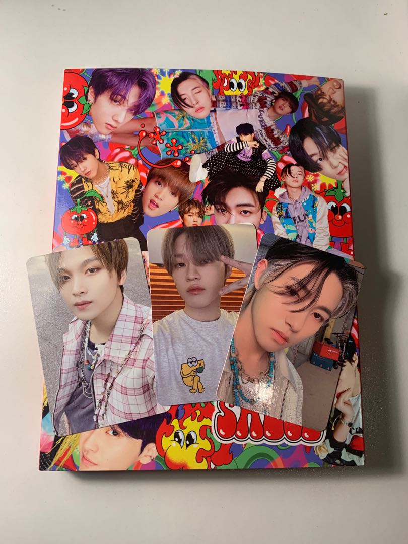 nct dream / hot sauce albums complete inclusions, jewel case
